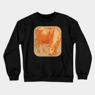 A Cow Grazing Crewneck Sweatshirt